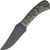 Winkler Knives Blue Ridge Hunter Camo Sculpted G10 Fixed Blade Knife 4" Black