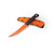 Benchmade Meatcrafter Fixed Blade Hunting Knife Carbon Fiber 6.1" S45VN Orange Trailing Point 15500OR-2