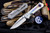 Chris Reeve Knives Large Sebenza 31 Unique Graphic w/ Onyx Cabochon 3.6" Drop Point L31-1408