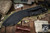 RMJ Tactical KUKRI Fixed Blade Knife Black G10 10.5" 80CRV2 Tungsten Grey