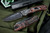Heretic Knives "Wraith" Automatic Knife DLC/Orange Camo Carbon Fiber 3.6" Drop Point DLC H000-6A-ORCF