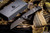 QSP Penguin Folding Knife Black G10/Carbon Fiber 3.1" Black Stonewash QS130U