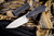 Bastinelli RED V2 Fixed Blade Knife Black G-10 (4" Stonewash)