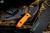 Protech SBR Short Bladed Rockeye Fixed Blade Knife Orange Textured G10 2.9" S35VN Black DLC LG511-OR