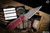 RIP Knives Custom "Fury" Fixed Blade Knife Cranberry G10 3.75" Double Edge