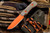 Hawk Creek Armory "Lil Savage" Canvas Micarta 2.75" Orange SA005