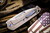 Medford Praetorian Swift FL Flipper Knife Yellow Gold 3.4" S35VN Tumbled Tanto