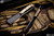 Microtech Ultratech OTF Carbon Fiber Automatic Knife 3.4" Bronze Apocalyptic Bayonet 120-13APCFS