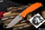 Rick Hinderer Knives FireTac Spanto Folding Knife Orange G10 3.6" Working Finish