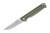 Buck 251 Langford Folding Knife OD Green G10 3.4" Satin Drop Point