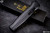 Piranha Rated R OTF Automatic Knife Black Tactical 3.5" Clip Point Black P19-BKT