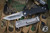 Chaves Knives Ultramar "Liberation Street" Flipper Black G10 Titanium 3.3" T/E Satin Tanto
