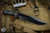 Microtech Arbiter Carbon Fiber Fixed Blade Knife Bronze Accents 8.5" DLC 104-1DLCCFS 