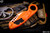 Microtech Hawk Automatic Karambit Lineman Folding Knife 4" Hawkbill Orange 265-1COR