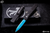 Microtech "Jedi Knight" Ultratech Star Wars Limited Edition OTF Knife 3.4" Blue Serrated Dagger 122-3JK