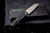 Protech Malibu Black Textured Aluminum Manual Flipper Button Lock Knife 3.25" Reverse Tanto Stonewash 5205 (Preowned)