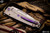 Medford Knives Midi Marauder Titanium Engraved "Laurel Leaf" 3.6" Tumbled Tanto