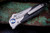 Microtech Socom Bravo Carbon Fiber Manual Blue Pivot Collar S/E Blasted 260-7CFTI (Preowned)