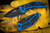 Heretic Knives Medusa Automatic Blue 3" Tanto Black H011-4A-BLU