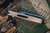 ProTech Custom Sprint Automatic Folding Knife Bronze/Blue "Wave" Titanium 2" DLC Black  2952