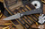 Toor Knives Merchant 2.0 Folding Black Titanium Knife 3.75" Stonewash Drop Point