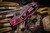 Spyderco Delica 4 Knife Zome Red FRN 2.88" Black 20CV