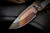 Medford Marauder-H Folding Knife BB Cement w/Faced Bronze Flats 3.75" Vulcan Drop Point