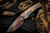 Medford Marauder-H Folding Knife BB Cement w/Faced Bronze Flats 3.75" Vulcan Drop Point