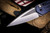 Medford Nosferatu Auto Knife Blue Titanium w/ Brushed Flamed Clip, Hardware 3.5" S35VN Tumbled Spike