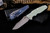 Rick Hinderer Knives "EKclusive" EKlipse Non-Flipper 3.5" Spearpoint Knife Translucent Green G10, Battle Blue