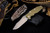 Rick Hinderer Knives "EKclusive" EKlipse Non-Flipper 3.5" Spearpoint Knife OD Green G10, Battle Bronze