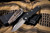 Rick Hinderer Knives "EKclusive" EKlipse Non-Flipper Black G10, Battle Bronze 3.5" Spearpoint Stonewash