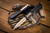 Microtech Dirac Delta OTF Automatic Knife Black 3.75" Dagger Bronze 227-13