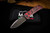 MKM Maximo Frame Lock Knife Red Lava Carbon Fiber 3.25" Dark Stonewash (Preowned)