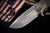 Medford USMC FF Fighter Flipper Tumbled Titanium, Flamed HW 4.25" MagnaCut Tumbled