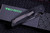 ProTech TR-3 X1 Operator Tactical Response Automatic Knife Black Fish Scale, Tritium Button 3.5" Black Clip Point TR-3X1 OPERATOR