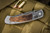 Harber Brand "Regal" Titanium Koa Wood Inlay 2.8" Vegas Forge Damascus #103