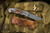 Harber Brand "Regal" Folding Knife Titanium Koa Wood Inlay 2.8" Vegas Forge Damascus