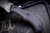 Bastinelli Knives Custom "Tripovan" Fixed Blade Black Micarta 4.6" Dark Stonewash