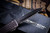 Microtech Ultratech Delta Frag Shadow Knife, Nickel Boron Internals 3.4" DLC Dagger Serrated 122-3UT-DSH