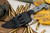 Stroup Knives Custom TU1 Fixed Blade Knife Grey G10 4.5" 1095 Carved Clip Point TU1-GR-G10