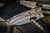 Medford Infraction Folding Knife Sculpted Bronze Falling Leaf 3.6" Tumbled