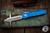 Microtech UTX-85 OTF Automatic Knife Blue 3.1" Spartan Stonewash 230-10BL