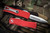 Microtech Hera OTF Automatic Knife Red 3" Dagger Stonewash 702-10RD