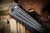 Medford Nosferatu Flipper Button Lock Knife Tumbled Titanium 3.5" S45VN Black PVD