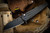 Medford Nosferatu Flipper Button Lock Knife PVD Titanium, Flamed HW/Clip 3.5" S45VN PVD