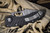 Marfione Custom/Borka Blades "Stitch" Automatic Carbon Fiber 3.75" Satin Borka Pattern