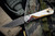 Chris Reeve Knives Large Sebenza 31 Unique Graphic w/ Citrine Cabochon 3.6" Boomerang Damascus L31-1410