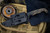 Stroup Knives Custom TU2 Fixed Blade Knife Camo G10 4.5" 1095 Carved Pike TU2-CAMO-G10