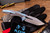 Arcane Design/Isham Bladeworks "The Plexus" Folding Knife Grey/Teal Titanium 3.6" Japanese Tanto Stonewash